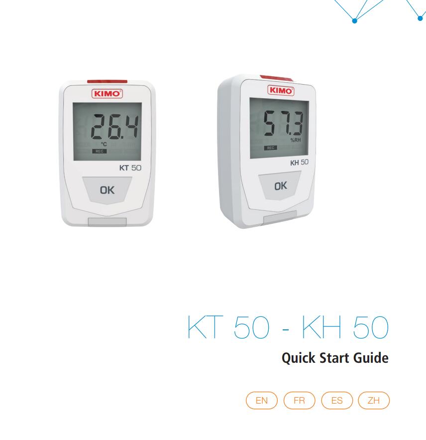 凯茂KIMO KH50电子式温湿度记录仪
